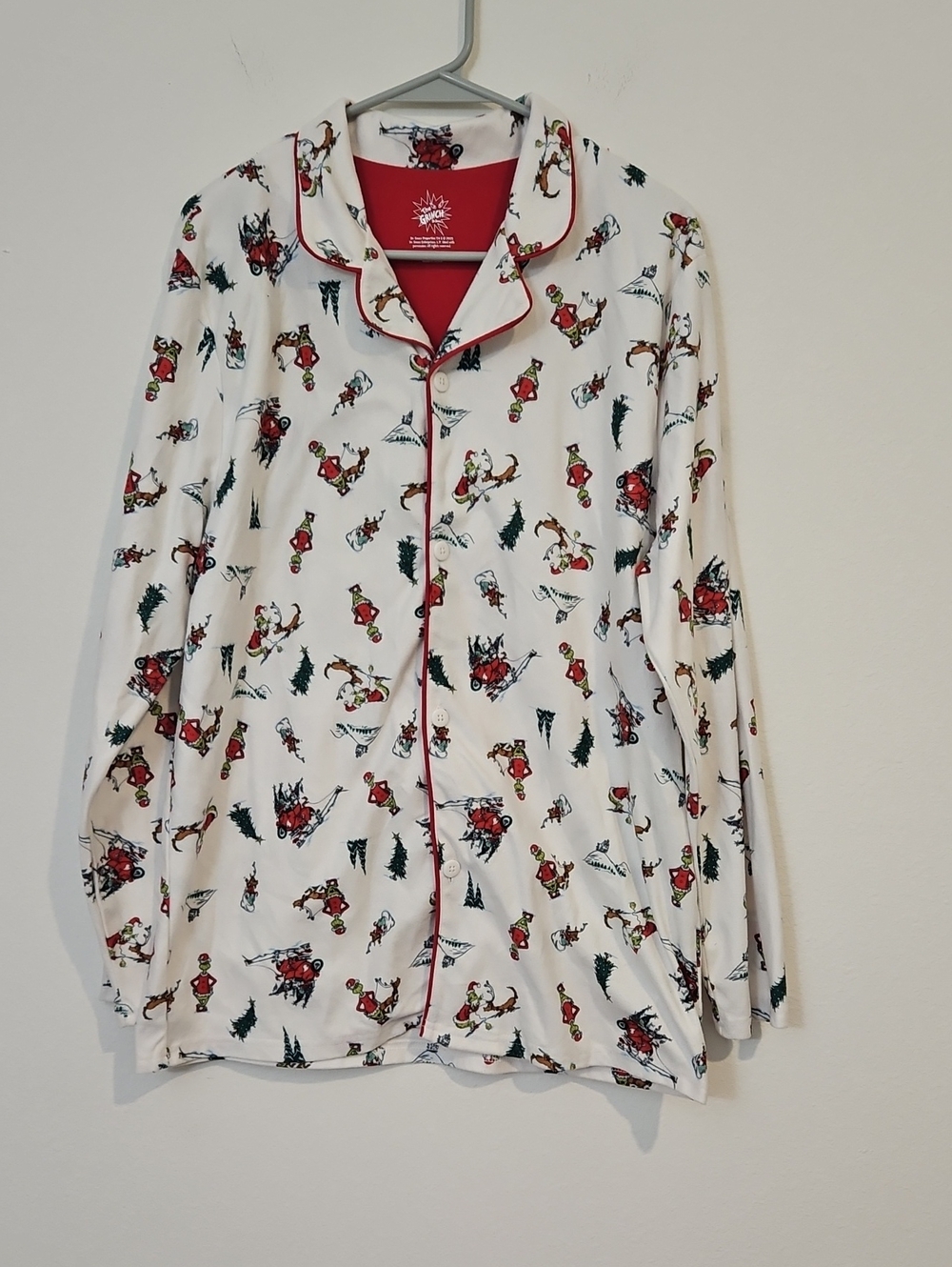 Men's Holiday-Print Pajama Set